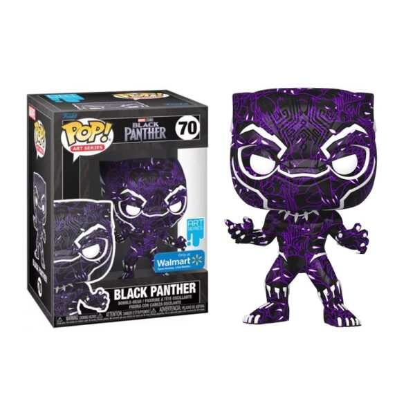 Funko POP! Black Panther - 0070 Black Panther (Art Series)