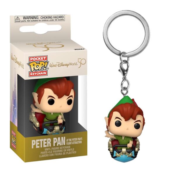 Pocket POP! Keychain Walt Disney World 50Th - Peter Pan's Flight
