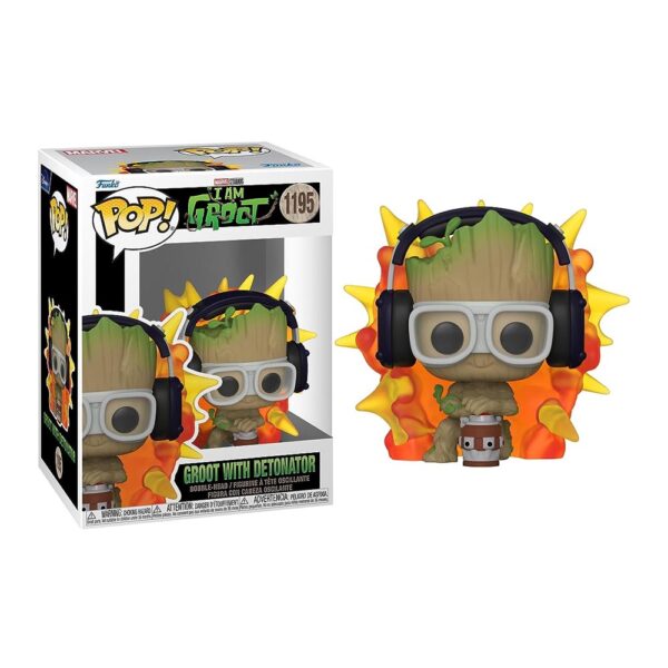 Funko POP! I Am Groot - 1195 Groot with Detonator