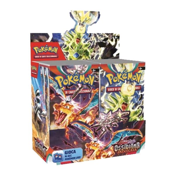 Pokémon - Scarlatto & Violetto - Ossidiana Infuocata - Box (36 Bustine)