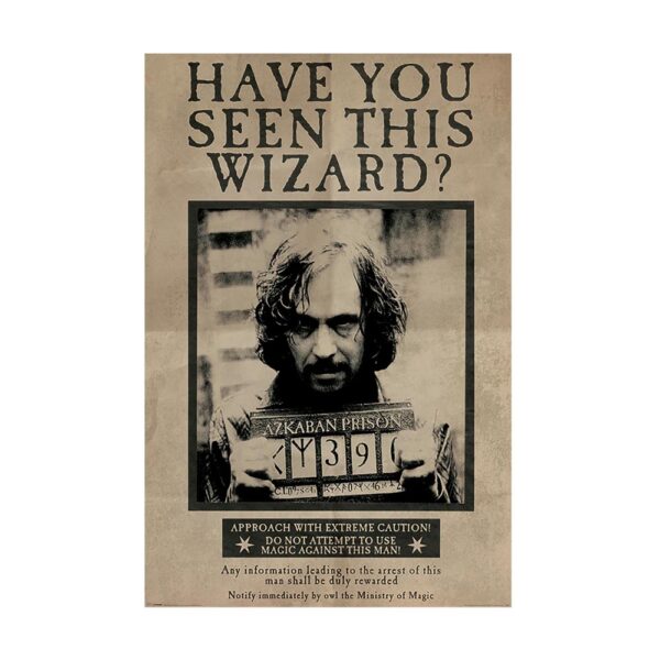 Harry Potter - Poster Wanted Sirius Black (91,5x61cm)
