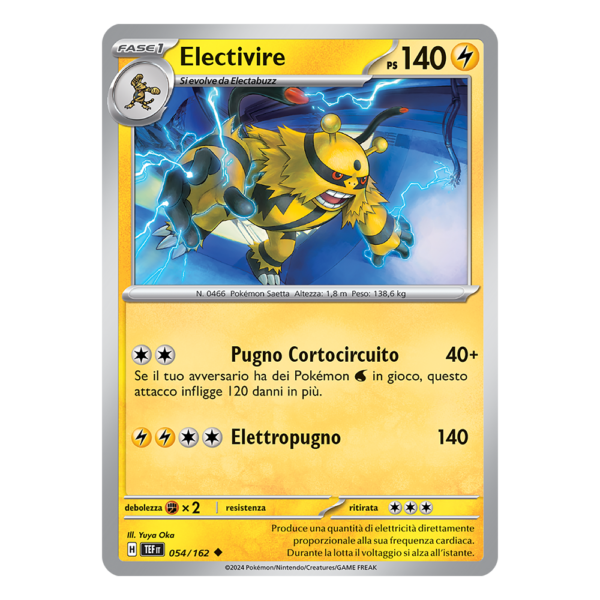 054 -162 Electivire (Non Comune) - MINT