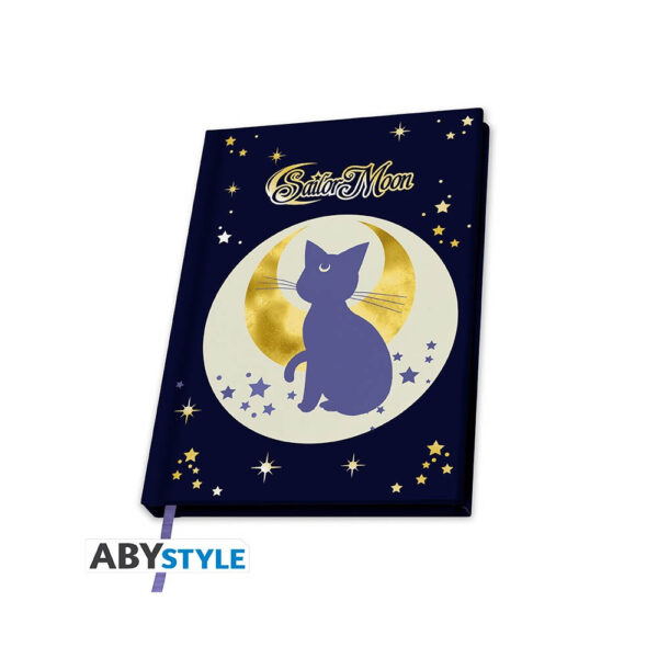 Sailor Moon - Notebook A5 Premium - Luna & Artemis