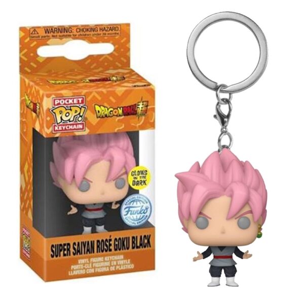 Pocket POP! Keychain Dragon Ball Super - Black Goku GITD