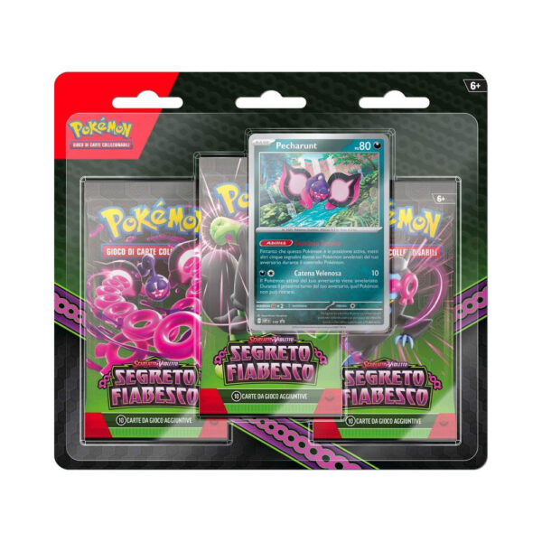 Pokémon - Scarlatto e Violetto - Segreto Fiabesco - Blister 3 Bustine (Pecharunt)