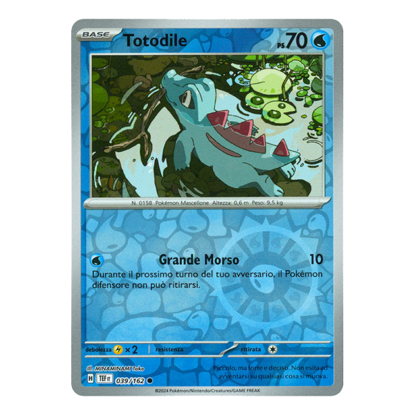 039-162 Totodile (Comune) Reverse - MINT