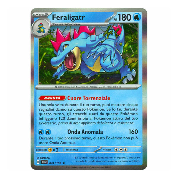 041-162 Feraligatr (Rara) Holo - MINT