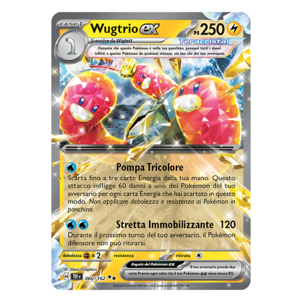 060-162 Wugtrio EX (Rara Doppia) - MINT