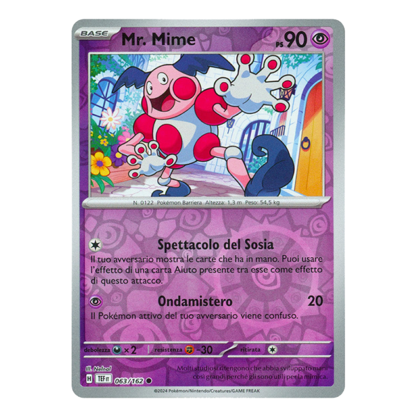 063-162 Mr. Mime (Comune) Reverse - MINT