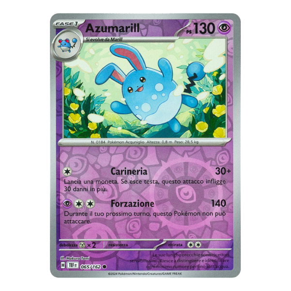 065-162 Azumarill (Comune) Reverse - MINT