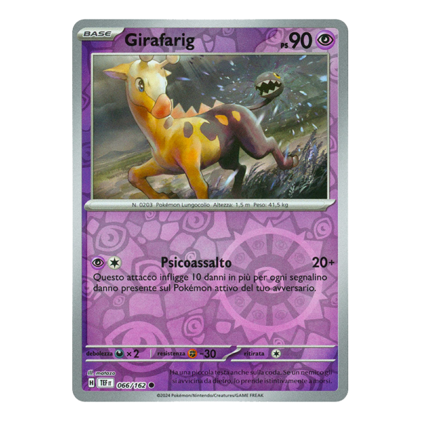 066-162 Girafarig (Comune) Reverse - MINT