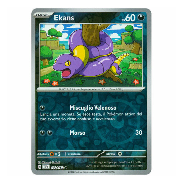 100-162 Ekans (Comune) Reverse - MINT