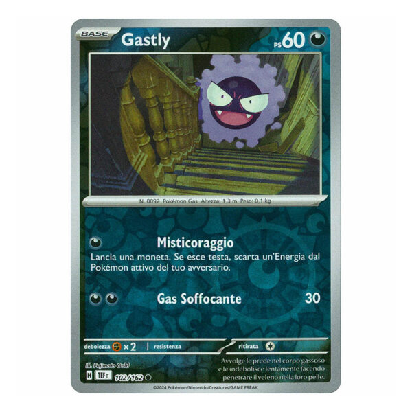 102-162 Gastly (Comune) Reverse - MINT