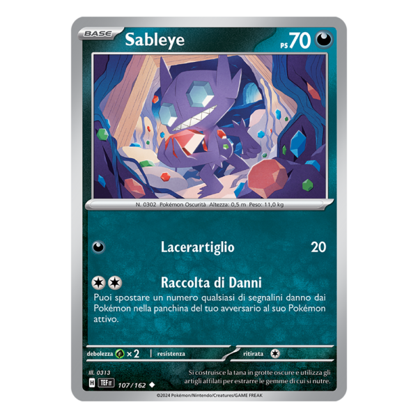 107-162 Sableye (Non Comune) - MINT