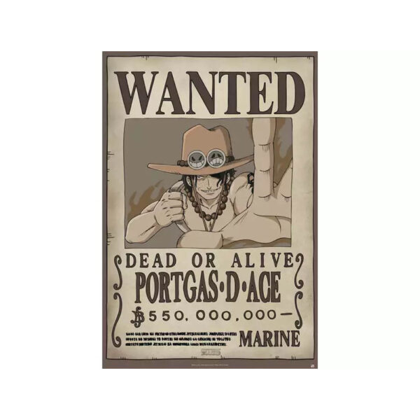 One Piece - Poster Wanted Ace (91,5x61cm)