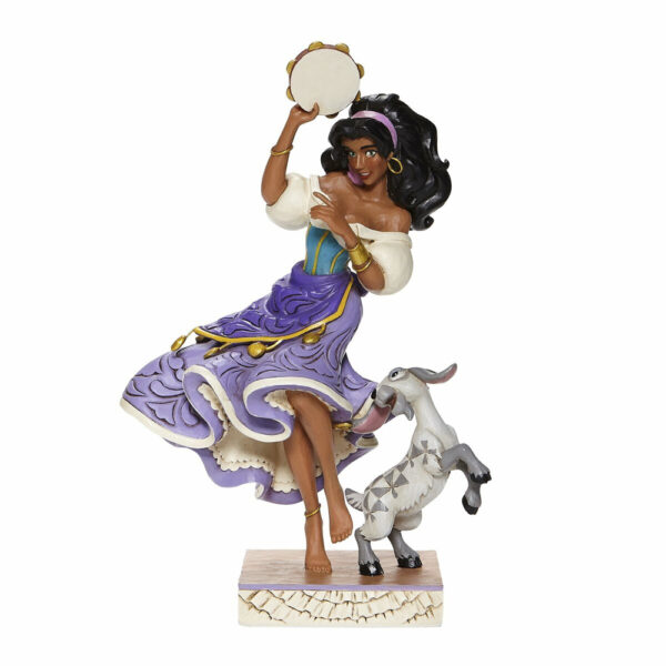 Esmeralda & Djali "Twirling Tambourine Player" - Disney Traditions