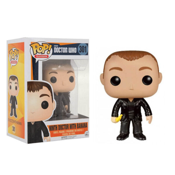 Funko POP! Doctor Who - 0301 Ninth Doctor with Banana (Underground Toys)