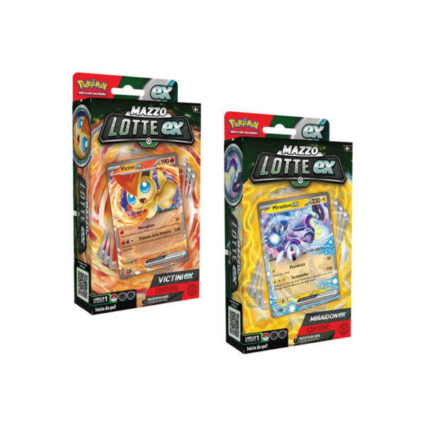 Pokémon - Mazzo Lotte EX - Victini EX e Miraidon Ex