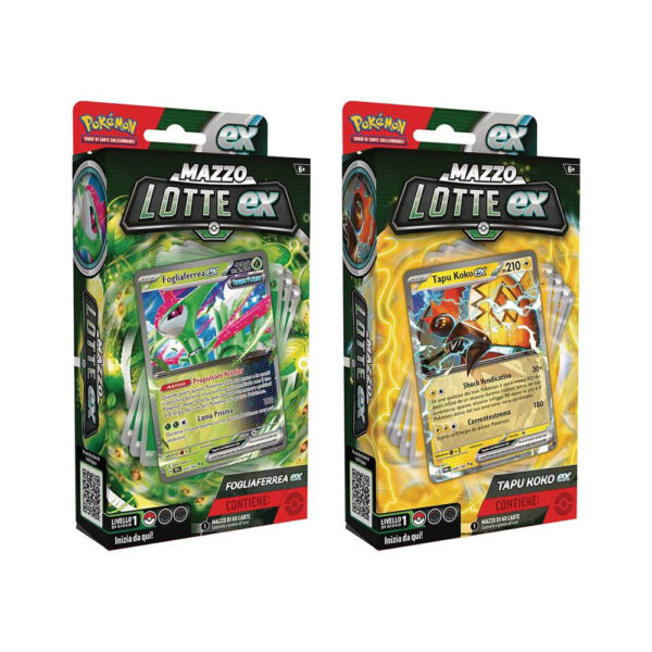 Pokémon - Mazzo Lotte EX - Fogliaferrea EX e Tapu Koko EX