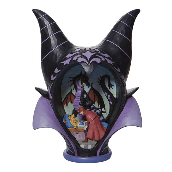 La Bella Addormentata - Diorama Casco Malefica - Disney Traditions