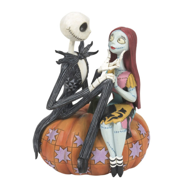 Nightmare Before Christmas - Jack & Sally su Zucca - Disney Traditions