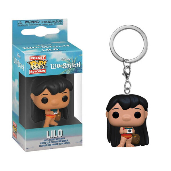 Pocket POP! Keychain Lilo & Stitch - Lilo with Camera